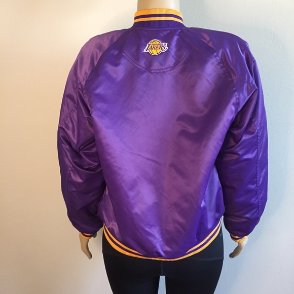 2 pc Lakers crop top and jacket - Picture 5 of 6
